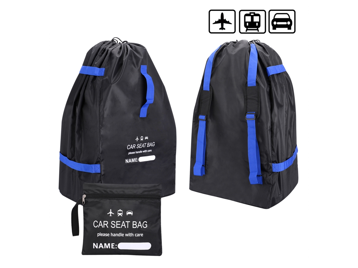 Mochila Para Asiento De Coche, Ideal Para Viajes En Avión, Portátil, Universal, Duradera Y Con Correas.