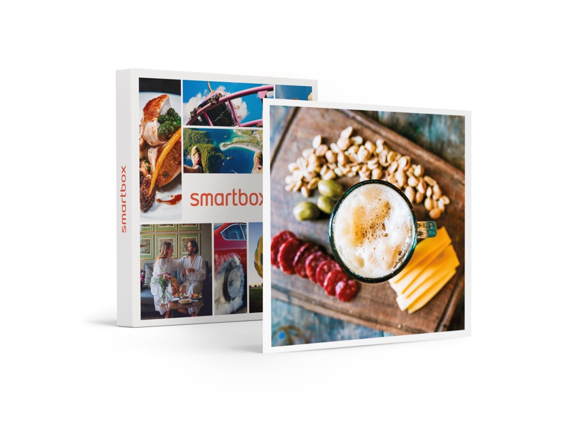 Caja Regalo SMARTBOX Pack de cervezas, audio-cata, snacks y vaso cervecero a domicilio con esCerveza