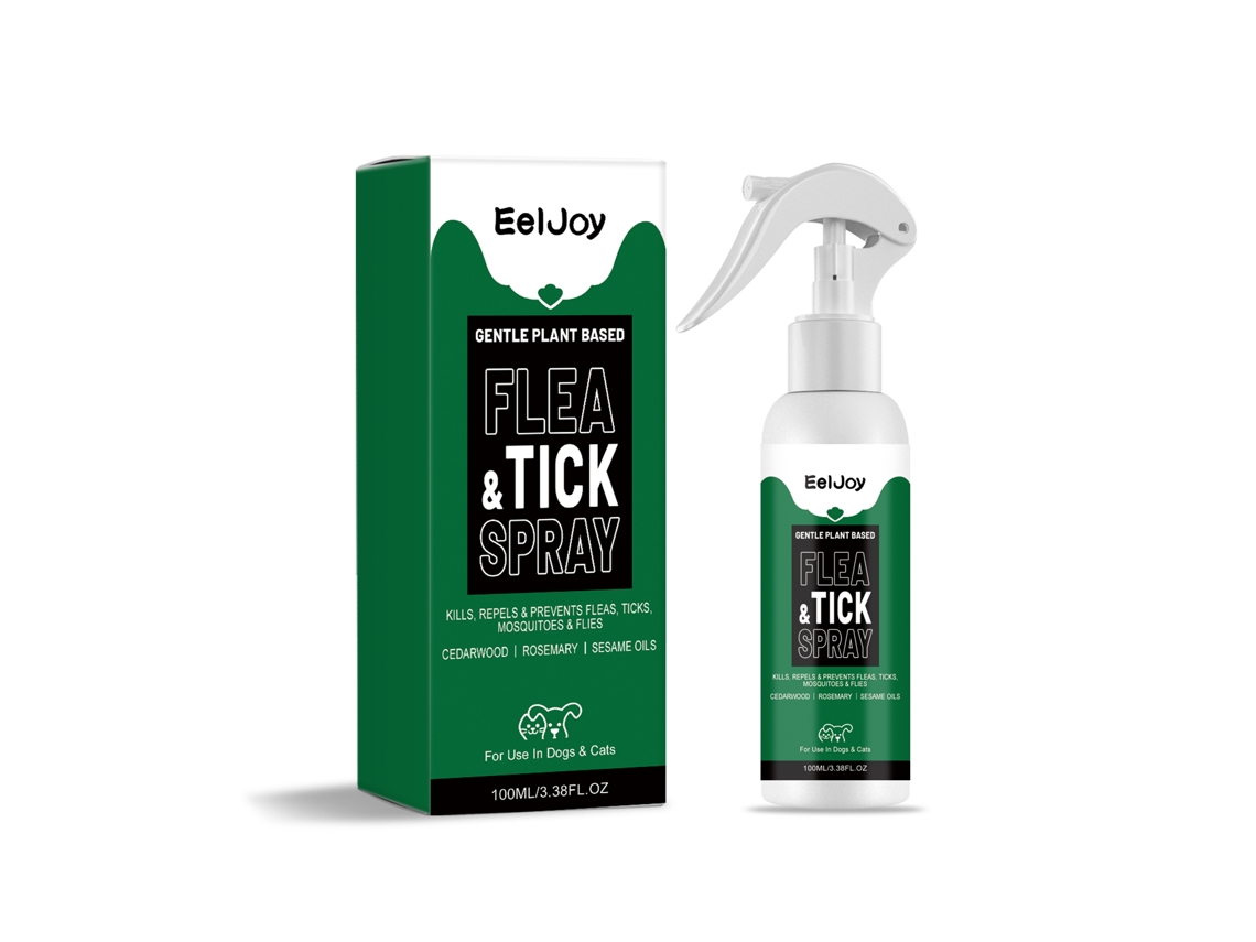 Spray antipulgas y garrapatas para mascotas
