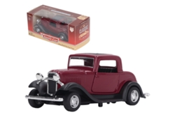 Modelo De Coche Clásico De Aleación A Escala 1:32, Estilo Vintage, Con Puertas Que Se Abren Y Mecanismo De Retroceso.