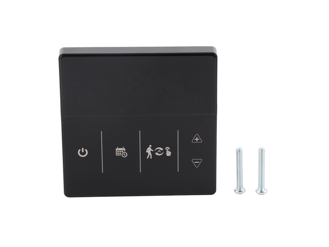 Termostato inteligente multifuncional programable de 220 V, color negro