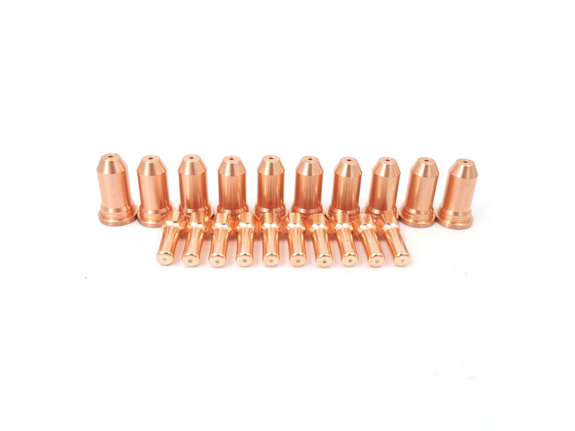 10 Electrodos De 1,5 Mm Y 10 Boquillas Para Máquina De Corte Por Plasma Pt100 (accesorio De Repuesto)