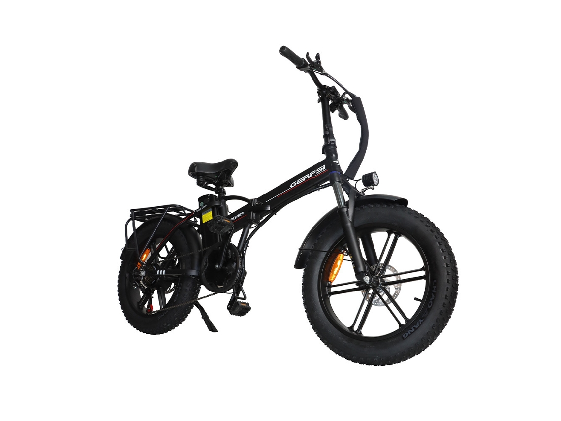 Bicicleta Eléctrica Baolujie Dz2002 Con Neumáticos Anchos Para Adultos, Batería Extraíble De 48 V Y 16 Ah.