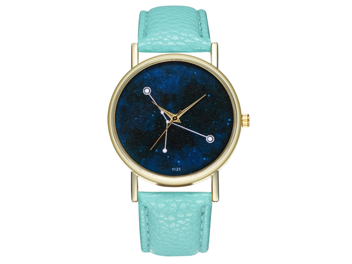 Reloj Zhoulianfa T121-a Mujer Hombre Cuero Quartz Moda Joven Mentol