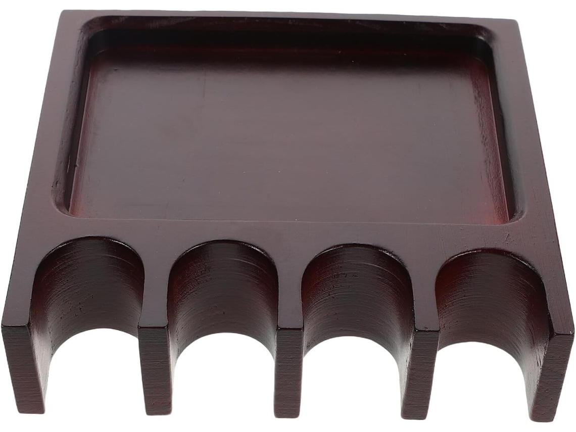 Soporte Antideslizante De Madera Maciza Para Tacos De Billar