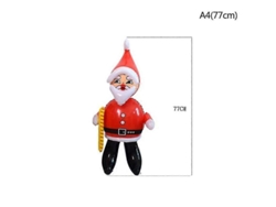 Muñeco inflable de Papá Noel Rebe para jardín, decoración navideña, fiesta, juguete navideño Xixi Shop 77 cm