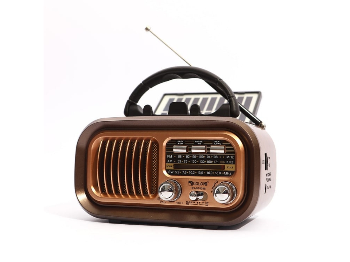 Radio portátil BT628 Marrón Hentenhome