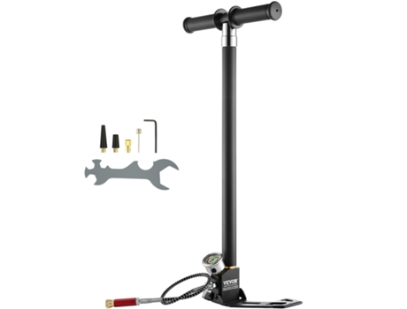 VEVOR Bomba Manual PCP para Pistola de Aire Alta Presión 4 Etapas 30MPa 4500 PSI