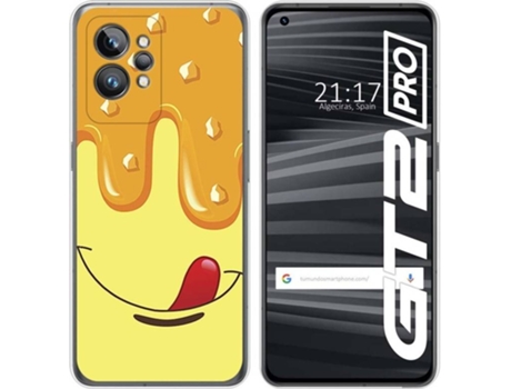Carcasa para Realme GT 2 Pro 5G TUMUNDOSMARTPHONE Dibujos Helado Vainilla Multicolor