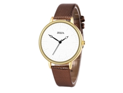 Reloj De Pulsera Unisex Para Parejas, Estilo Clásico, Cuarzo, Color Café, Regalo.