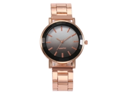 Reloj De Pulsera Informal De Moda Para Mujer Vansvar Con Esfera Degradada Y Movimiento De Cuarzo Negro.