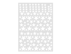 150 pegatinas decorativas de pared de PVC blanco removibles