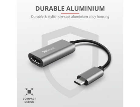 Adaptador de gráficos USB Trust Dalyx Grey
