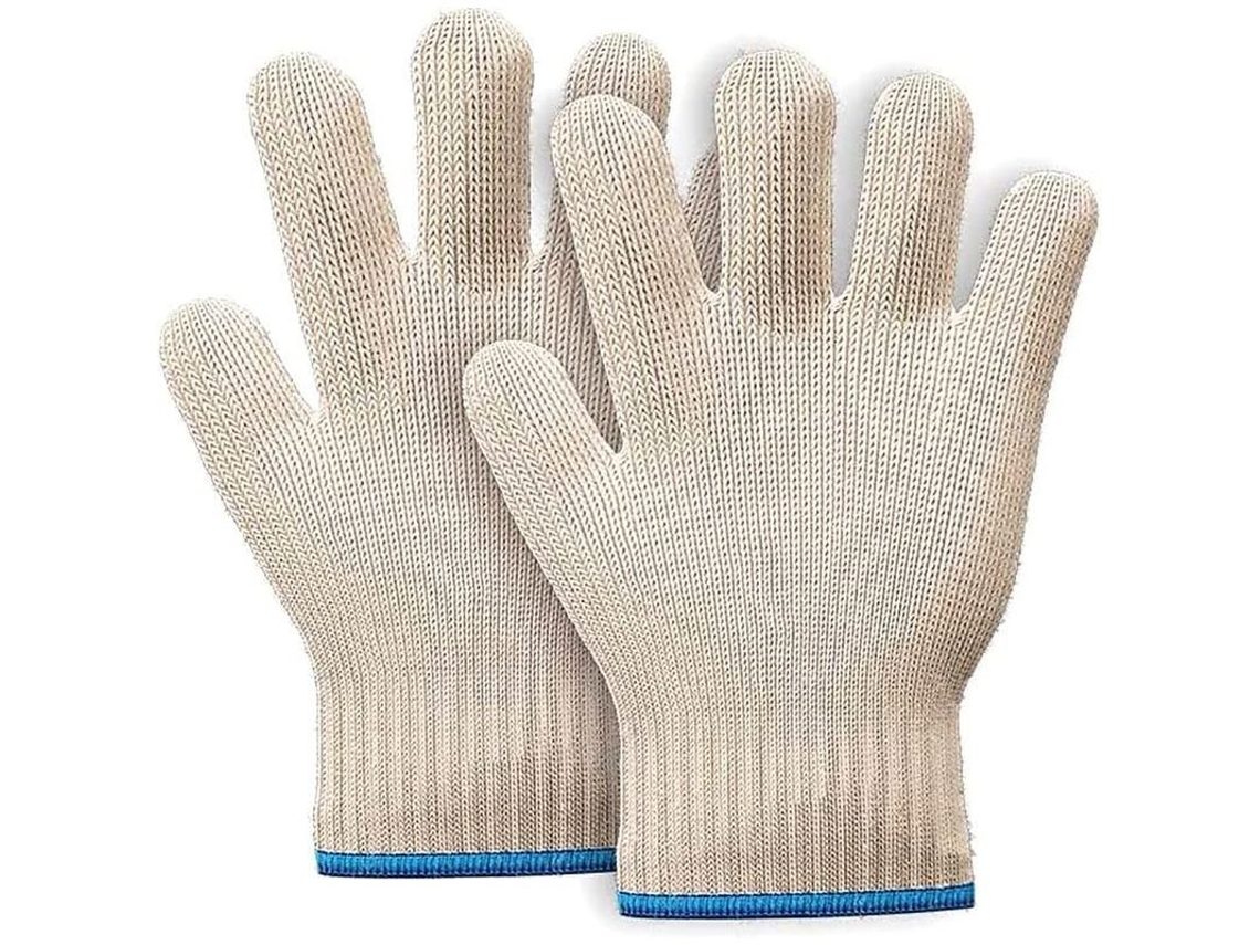 Guantes De Horno Resistentes Al Calor (1 Par) Guantes Antideslizantes Para Los Dedos, De Doble Cara Para Sartenes Calientes