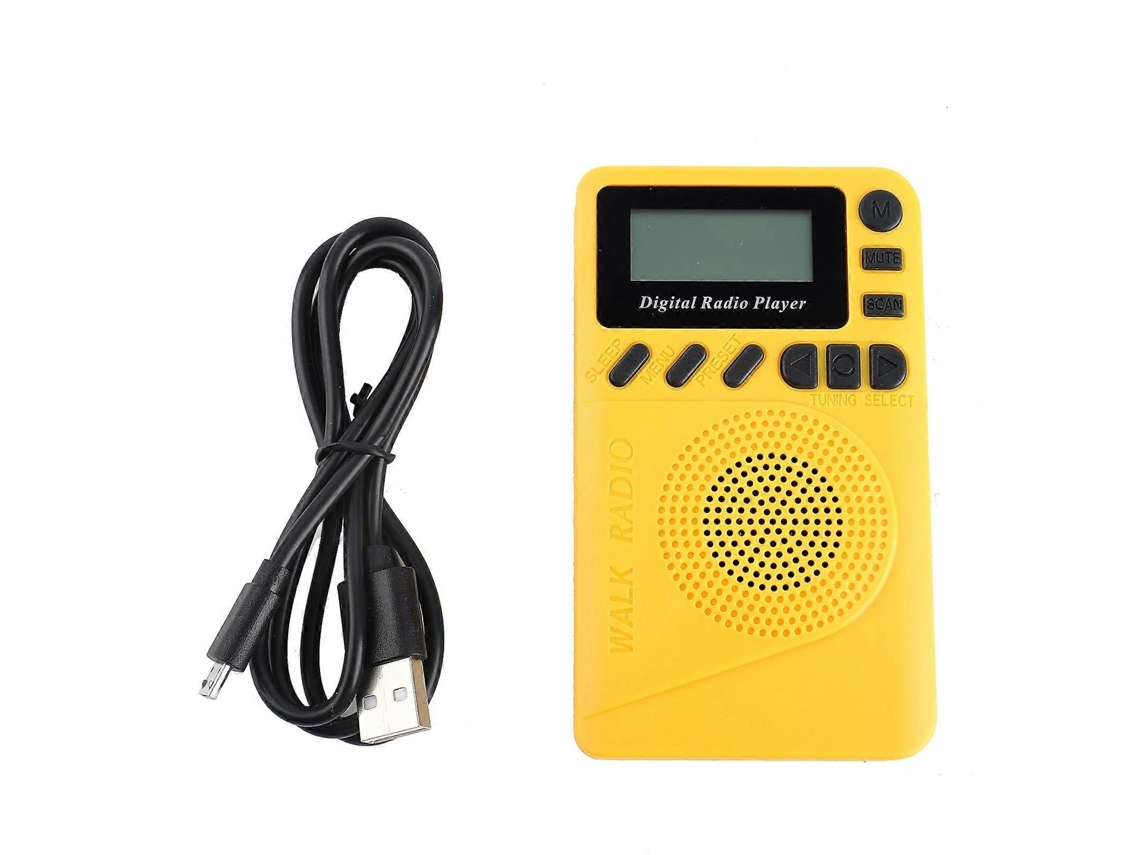 Radio digital Pocket Dab GOKOCO con MP3 y pantalla LCD.