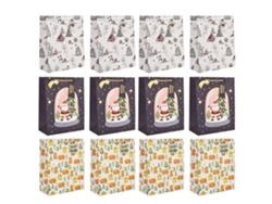 Bolsas Reutilizables Navideñas para Compras y Regalos, Bolsas de Papel TRUYUETY