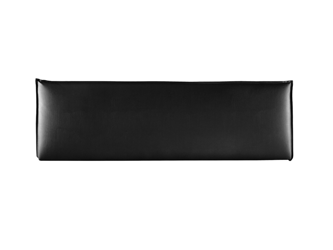 Cabecero Tapizado AGORA para Cama 160 Polipiel Negro ( 160 x 50 x 7 cm)
