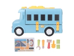Autobús Escolar Transformable Multifuncional Con Volante Y Simulación Para Niños.