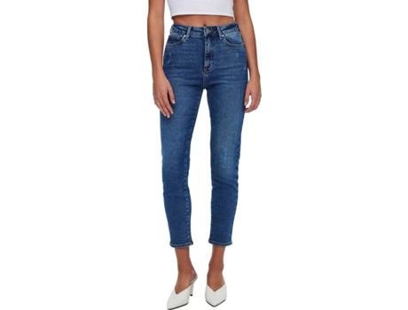Pantalones Vaqueros ONLY Emily CRO718 Algodón Mujer (W26/L32 - Azul)