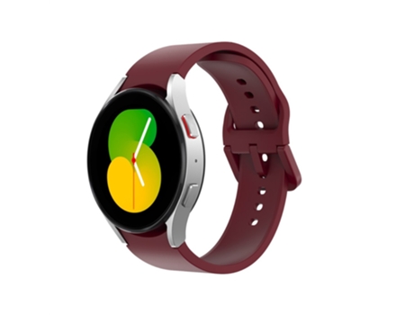 Correa de Silicona para Samsung Galaxy Watch 5 40mm/44mm/5 Pro 45mm/Watch4 40mm/44mm - vino tinto