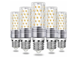 Bombilla Led De Maíz E27 16w Luz Cálida 3000k 1100lm 85-265v 360° Paquete De 5