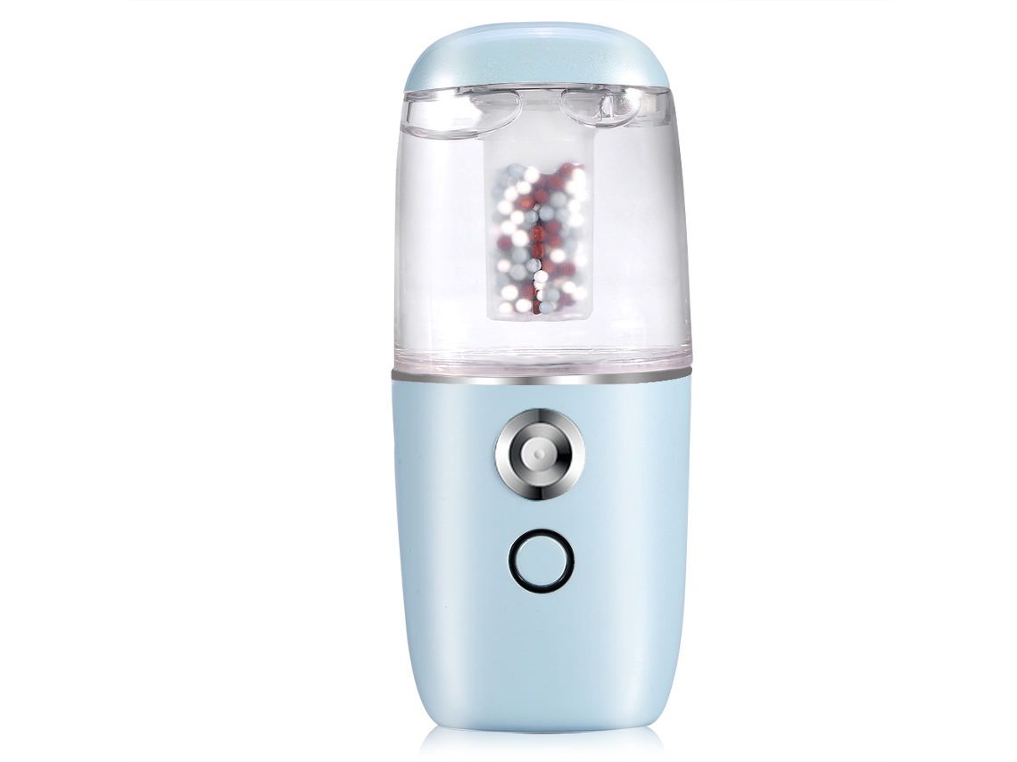 Atomizador facial de nano vapor de agua para humidificación y belleza
