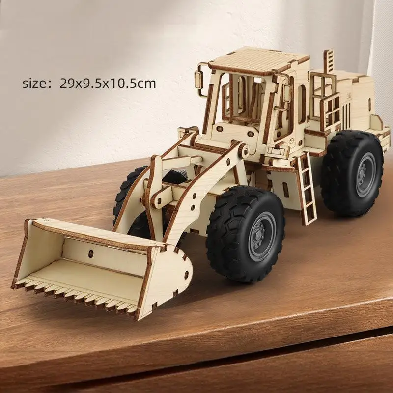 (estilo 4) Kit De Modelo De Coche Mecánico Para Armar, Rompecabezas De Madera 3d