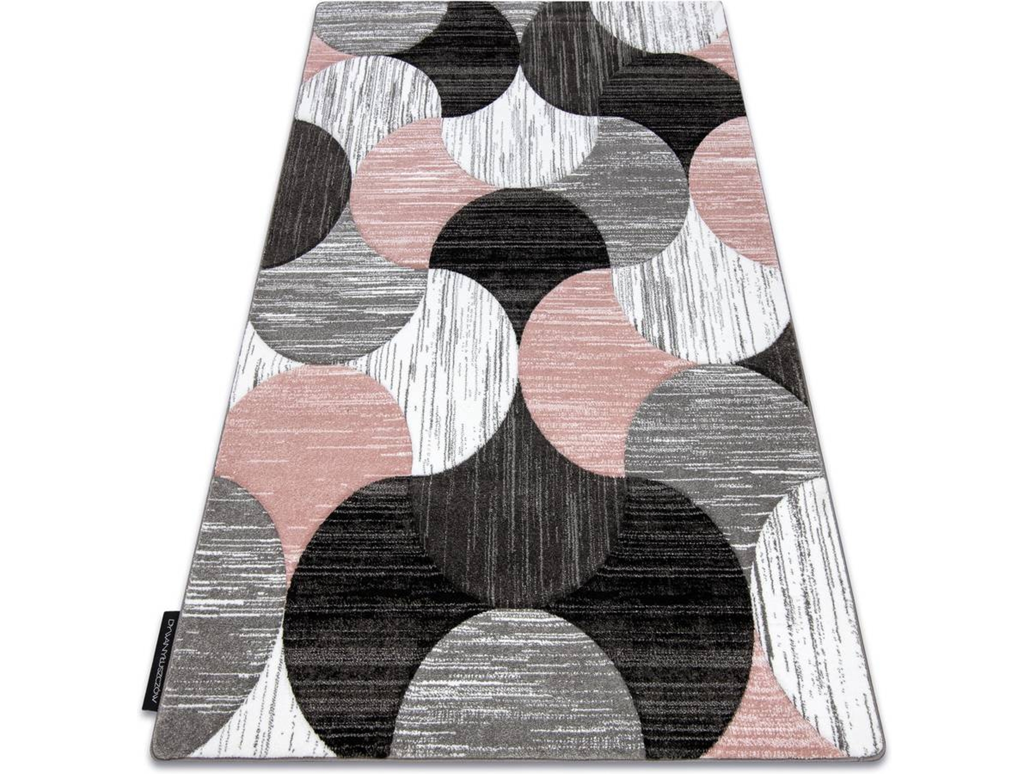 Alfombra DYWANY LUSZCZOW Alter Geo (Rosa - 280 x 370 cm - Polipropileno)