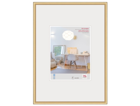 Marco New Lifestyle plástico F.30X40 cm dorado vidrio artificial MY PERFECT DESIGN