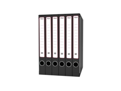 KING MEC Gkm6300 Carpeta de Cartón A4 Negro