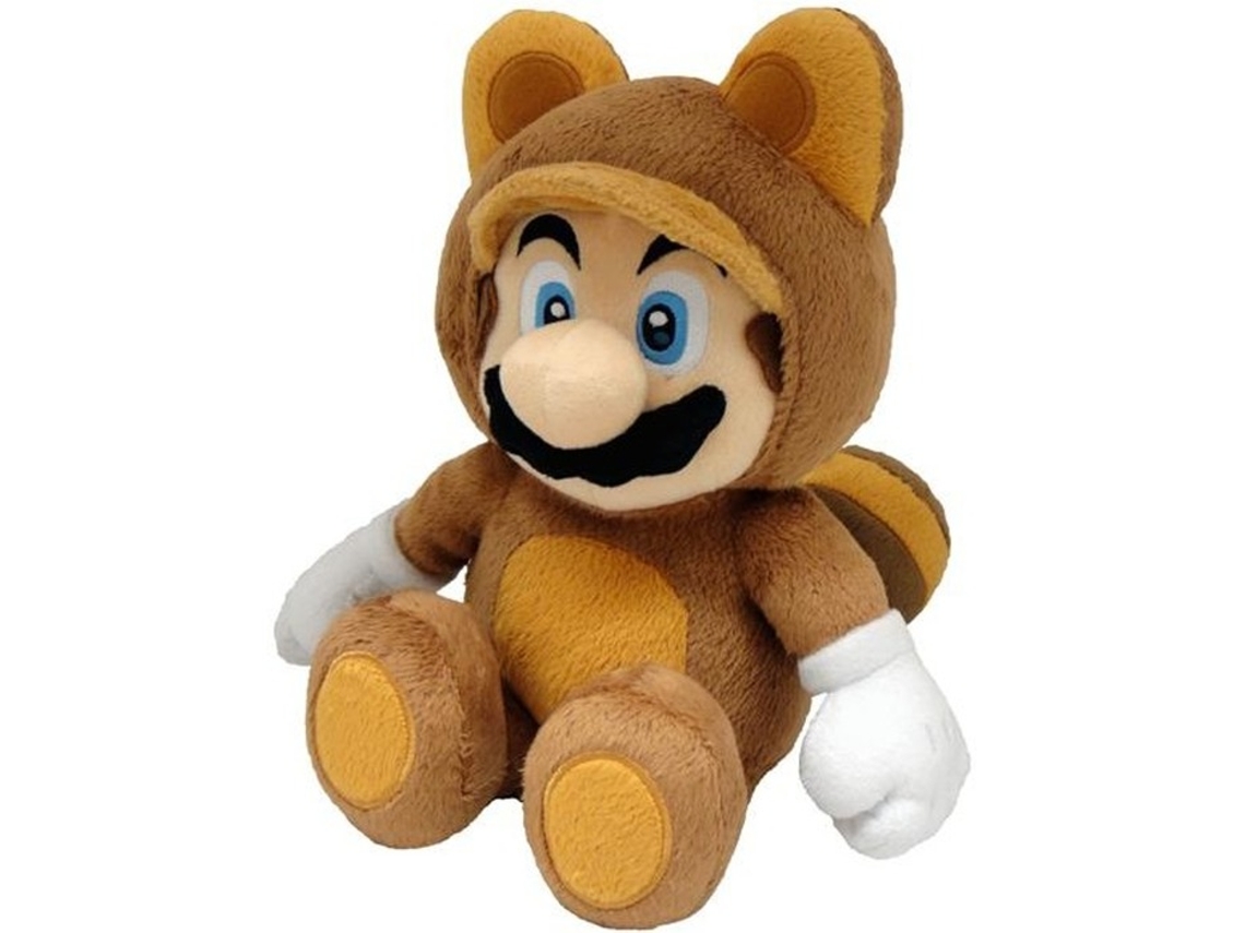 TOGETHER Super Mario Tanooki Peluche de tacto suave 22 cm Marrón