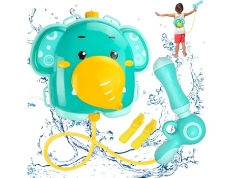 2100ML Pistolas de agua Mochila Pistola de agua Niños Pistola de agua Juguete Fiesta de verano al aire libre
