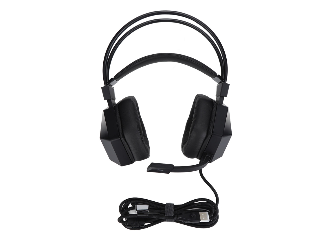Auriculares Para Juegos Taidu Ths300a4 Con Sonido Envolvente 7.1, Usb, Micrófono, Cancelación De Ruido Y Luces Led.