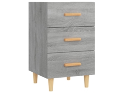 Mesita de noche Sonoma MAISON EXCLUSIVE de madera gris (40 x 40 x 66 cm)