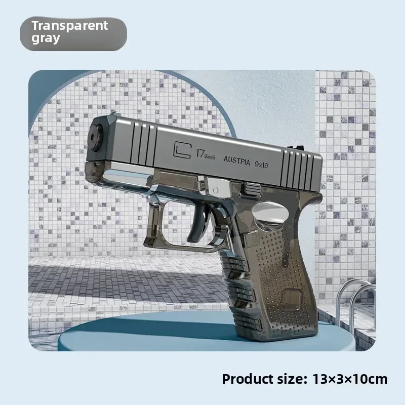 (gris) Pistola De Agua Mecánica De Disparo Rápido Desert Eagle, Pistola Pequeña
