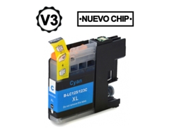 Brother Lc123Xl/Lc121Xl Cyan Cartucho de Tinta GENERICO Reemplaza Lc123C/Lc121C
