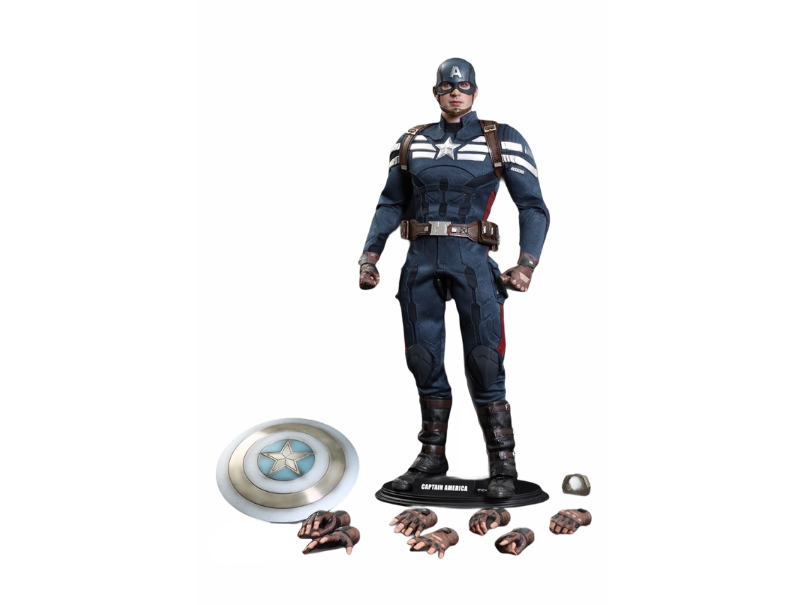 Figura Hot Toys MMS242 - Marvel Comics - Captain America The Winter Soldier - Captain America Stealth S.T.R.I.K.E. Suit Version
