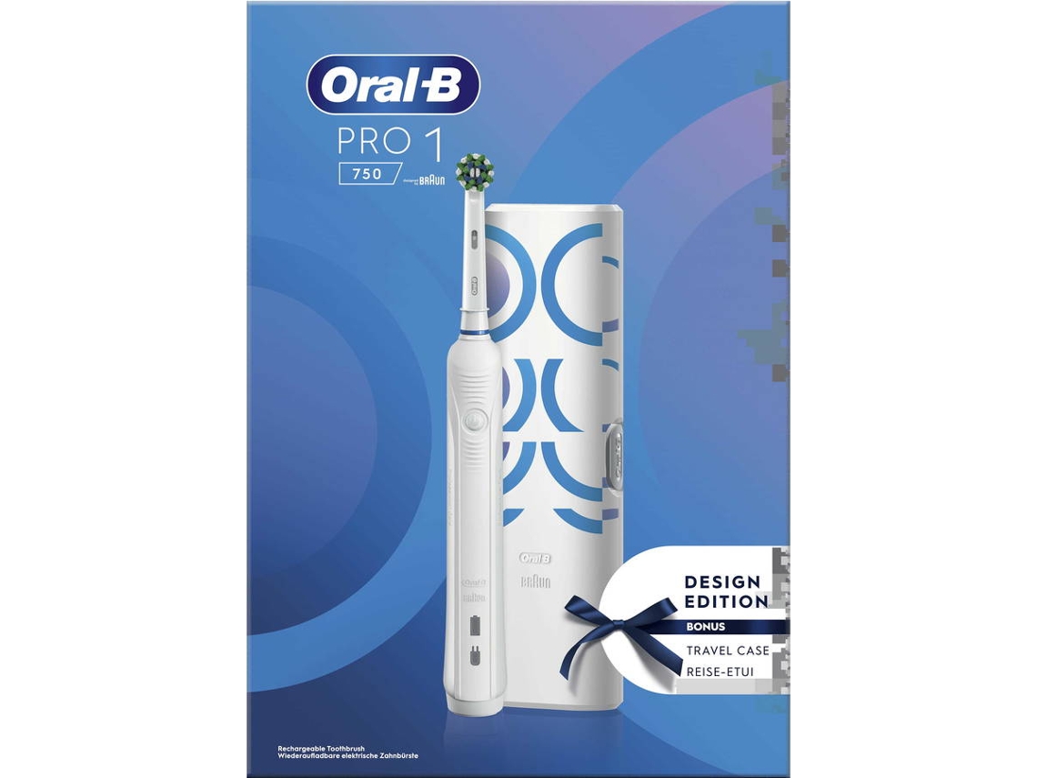 Cepillo de Dientes Eléctrico ORAL B Pro 1 Blanco