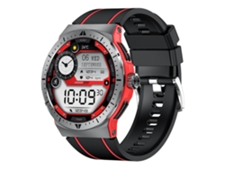 Reloj inteligente Yunzii Red con llamadas Bluetooth, pantalla AMOLED de 1,43 pulgadas y múltiples modos deportivos
