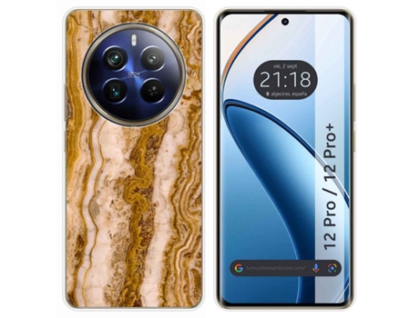 Funda Diseño Mármol para Realme 12 Pro 5G / 12 Pro Plus 5G TUMUNDOSMARTPHONE Silicona Multicolor