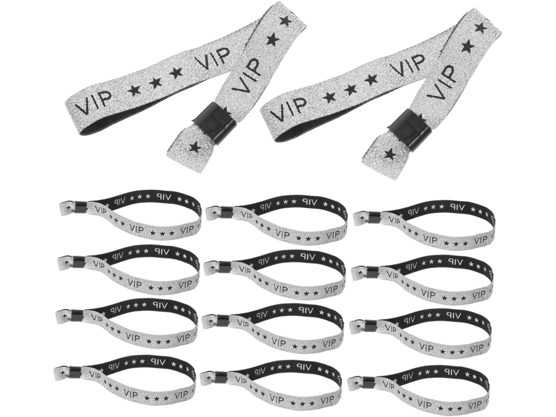100 Pulseras Vip De Plata Para Eventos Y Fiestas.