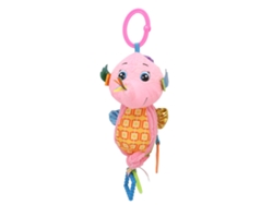 Dan26-muñeco De Peluche Colgante Con Sonajero De Caballo Marino Suave Para Cochecito Bebé Rosa