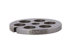 Disco para picadora eléctrica n.º 5 de 12 mm de acero reforzado con reber tipo C55