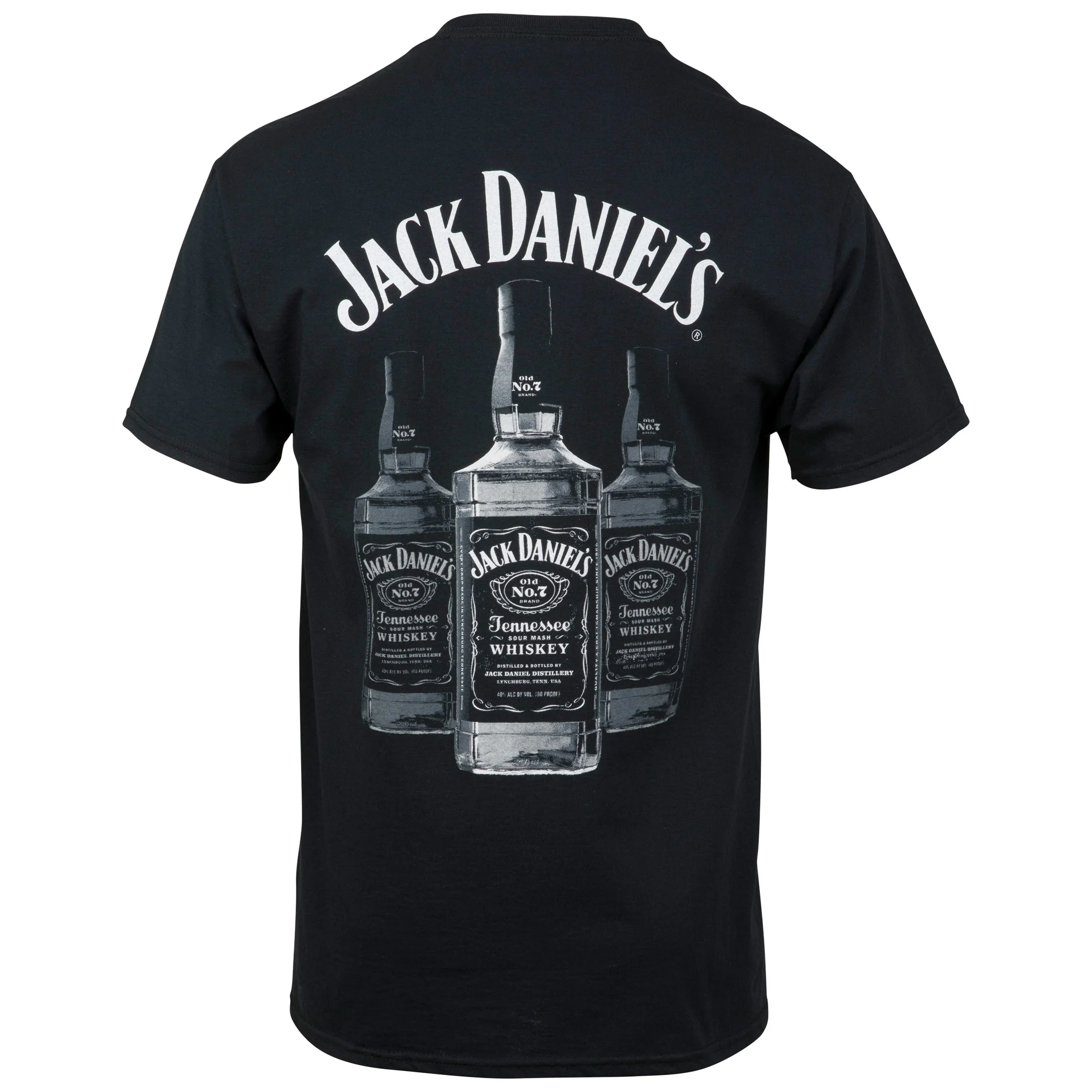 Jack Daniel's Triple Whisky Bottles T-shirt Unisex Rockinstone Size:s