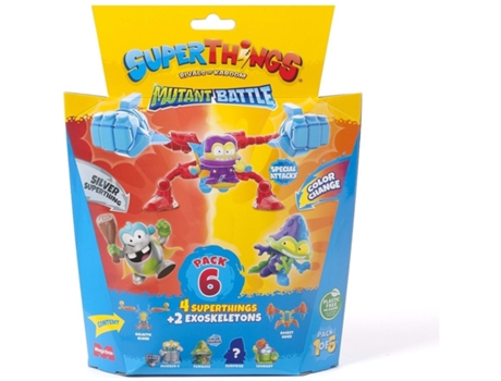 SUPERTHINGS Mutant Pack 6 Exoskeleton Su SUPERTHINGS