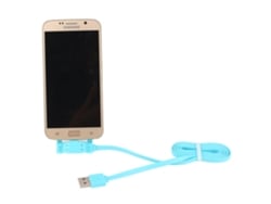 Base De Cable De Carga (transmisión De Alta Velocidad Carga Rápida 2a) Samsung Micro Usb Azul
