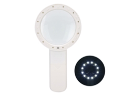 Lupa De Mano 30x Con Lentes Ópticas De Doble Capa Y Luz Led Uv Para Billetes