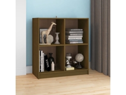 Aparador Madera Maciza De Pino Marrón Miel 70x33x76 Cm