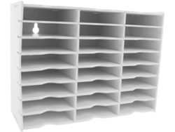 Organizador De Escritorio Multifuncional: Compartimentos De Almacenamiento Para Almohadillas De Tinta, Teléfonos, Documentos Y Herramientas.