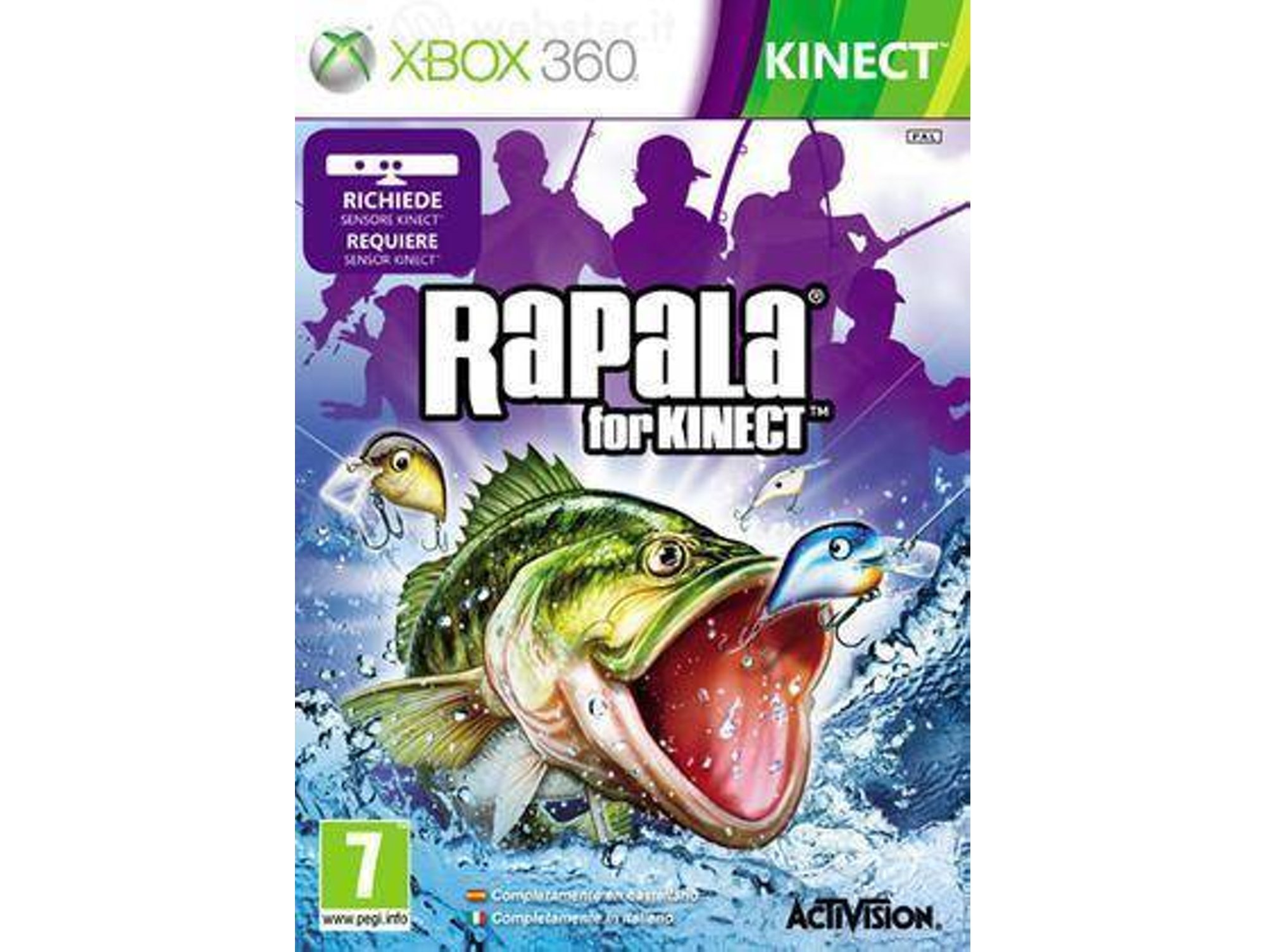 Juego Xbox 360 Kin Rapala Fishing